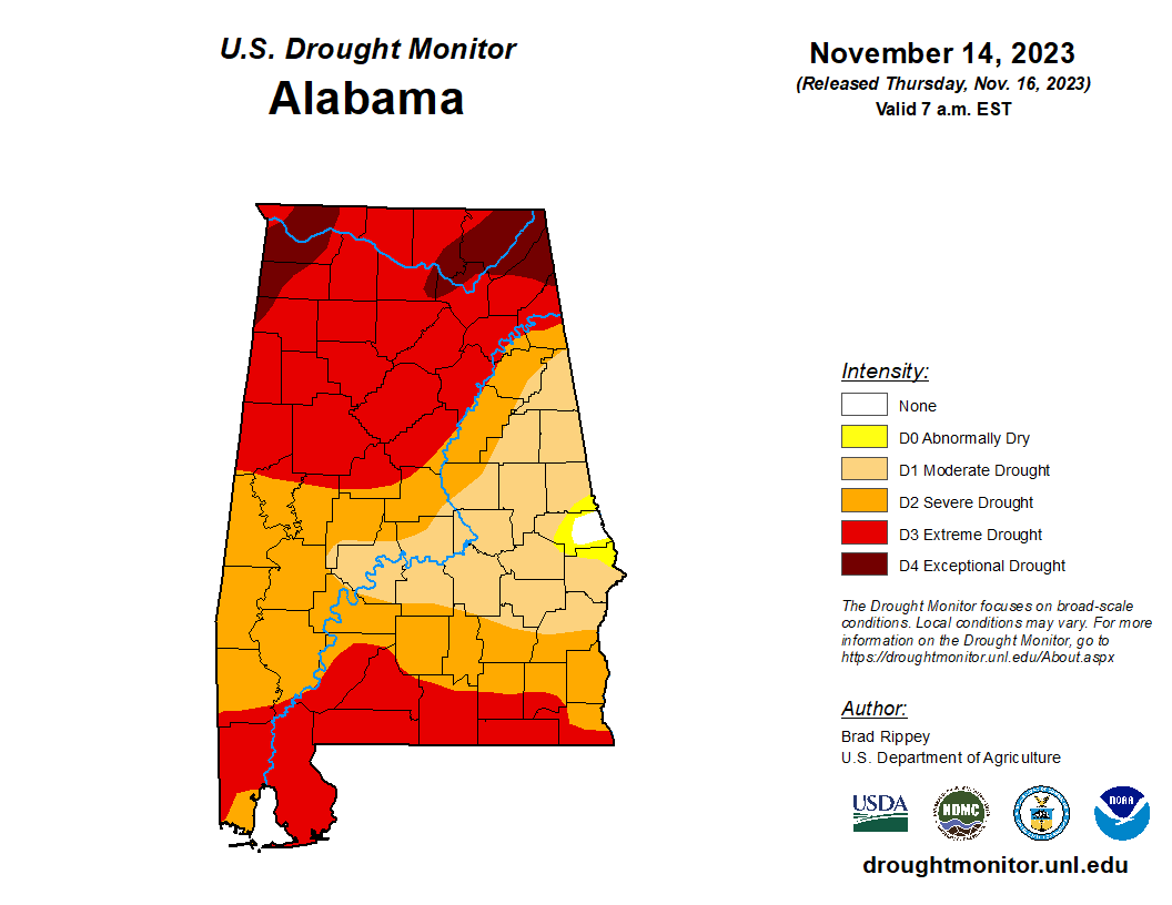 Featured image for “Lingering Drought Impacting Agricultural Work in North Alabama”