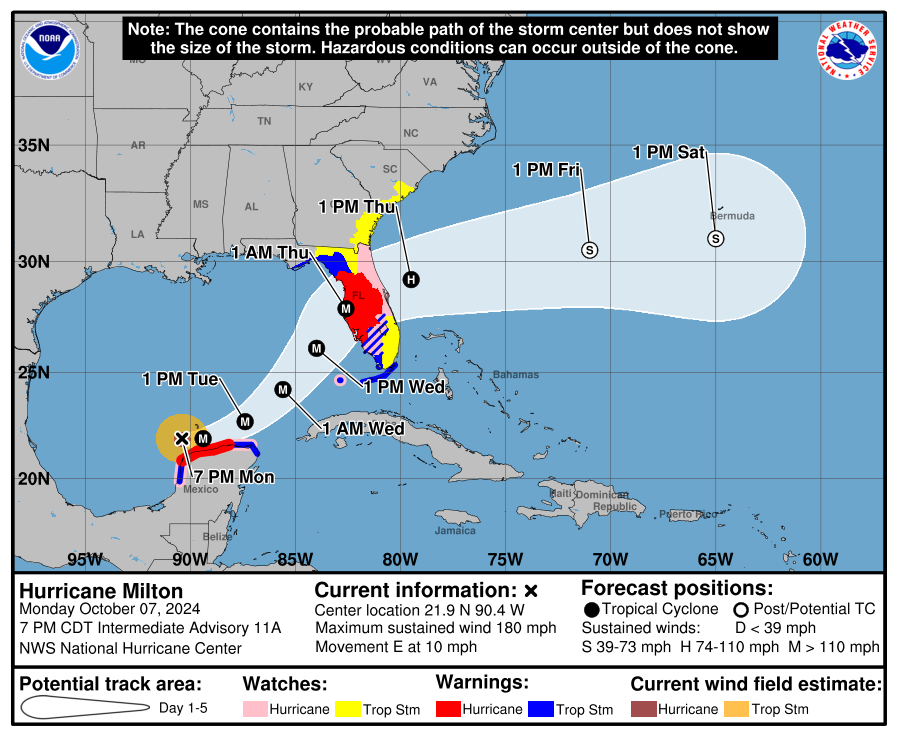 Featured image for “Hurricane Helene, Milton Took Different Paths to Southeast”