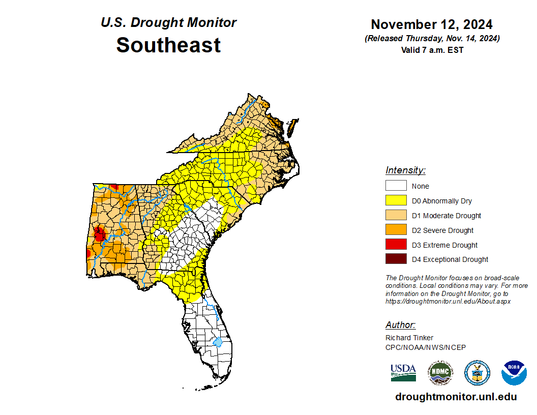 Featured image for “Drought Worsening in Alabama”