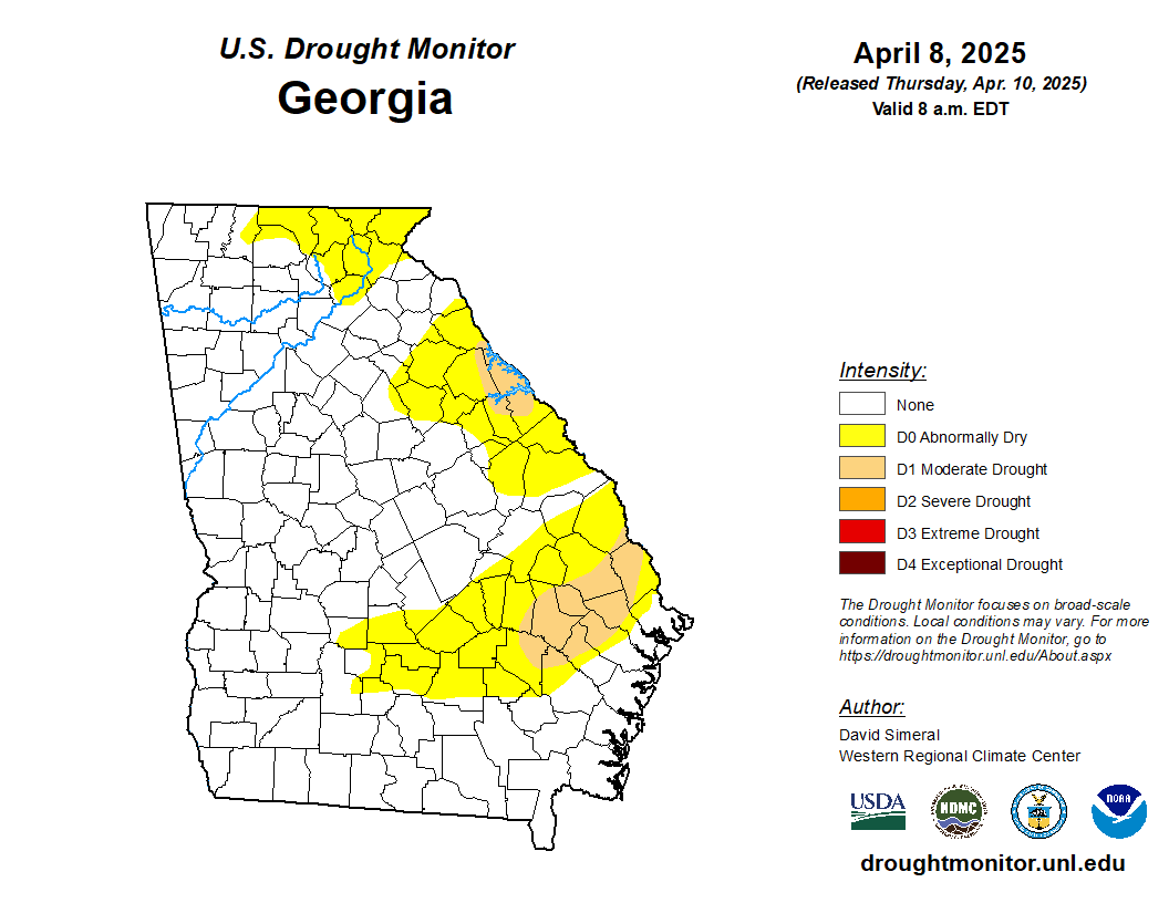 Featured image for “Minimal Rain in Forecast for Georgia”