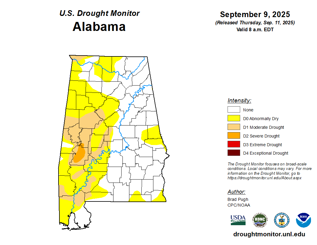 Featured image for “Drought Impacting Alabama Fruit, Vegetable Production”