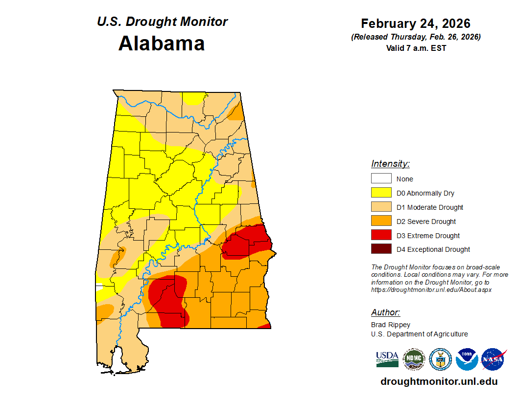 Featured image for “Drought Impacting Southeast Alabama’s Spring Plantings”
