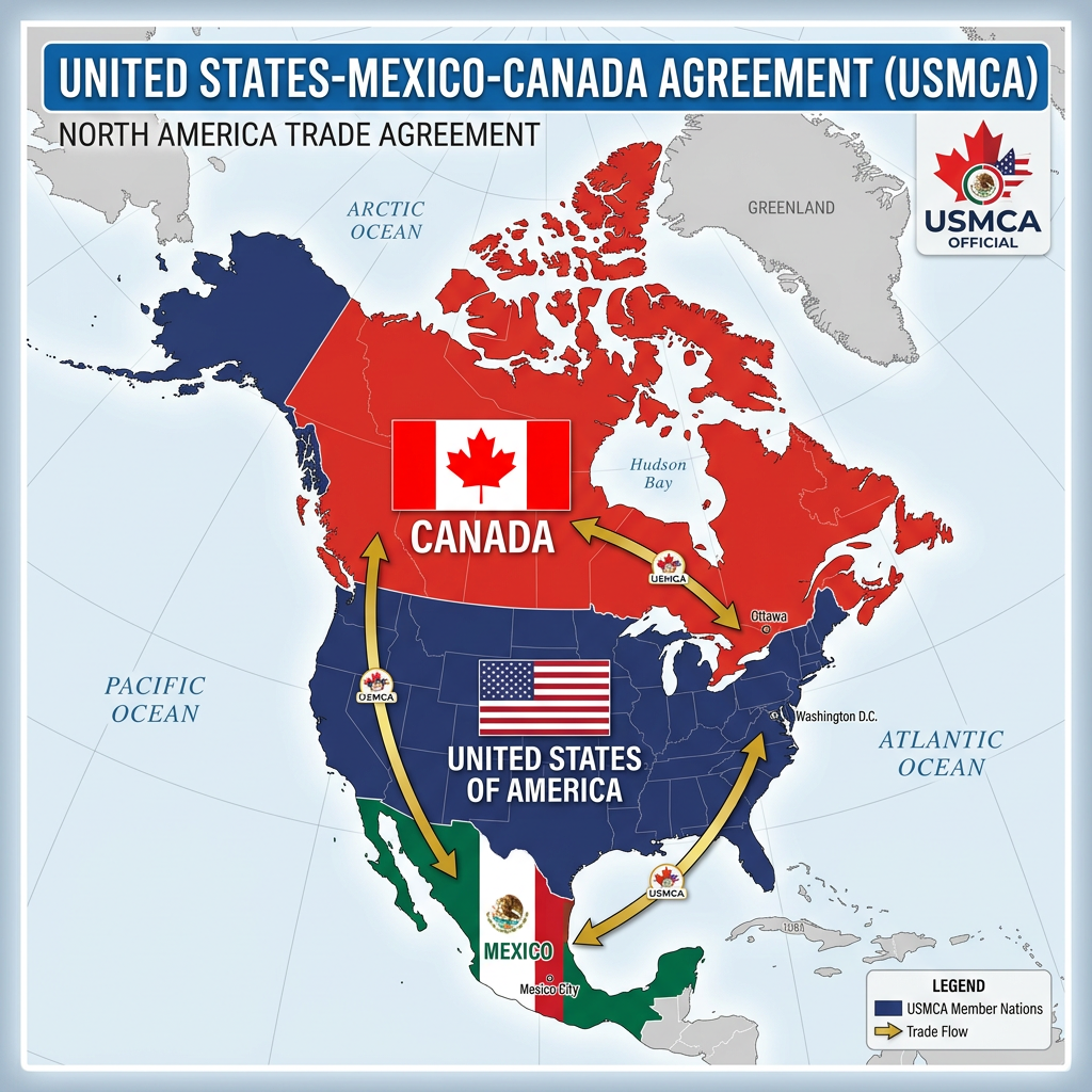 Featured image for “U.S., Mexico Hold Negotiations Amid USMCA Review”
