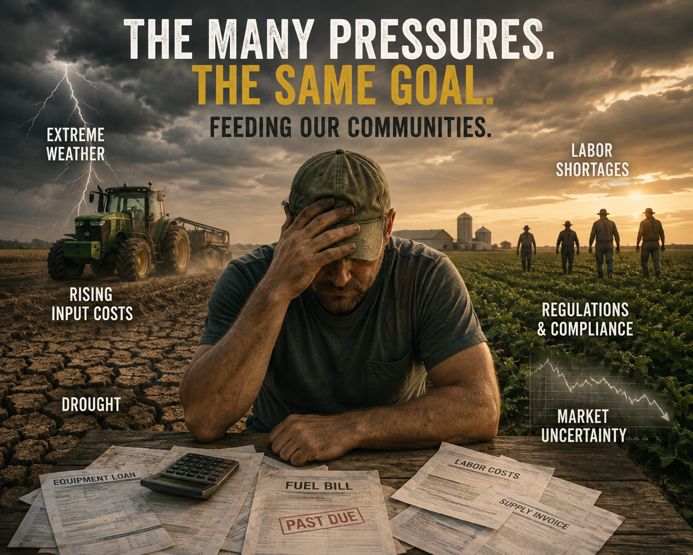 Featured image for “Agricultural Awareness: Financial, Environmental Factors Contributing to Farming’s Stress”
