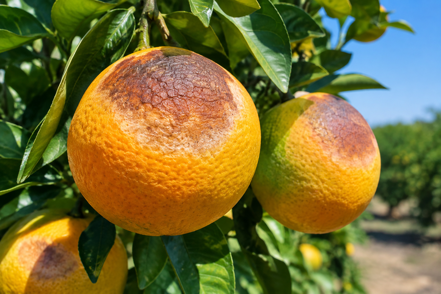 Featured image for “Protect Citrus From Getting Sunburn”