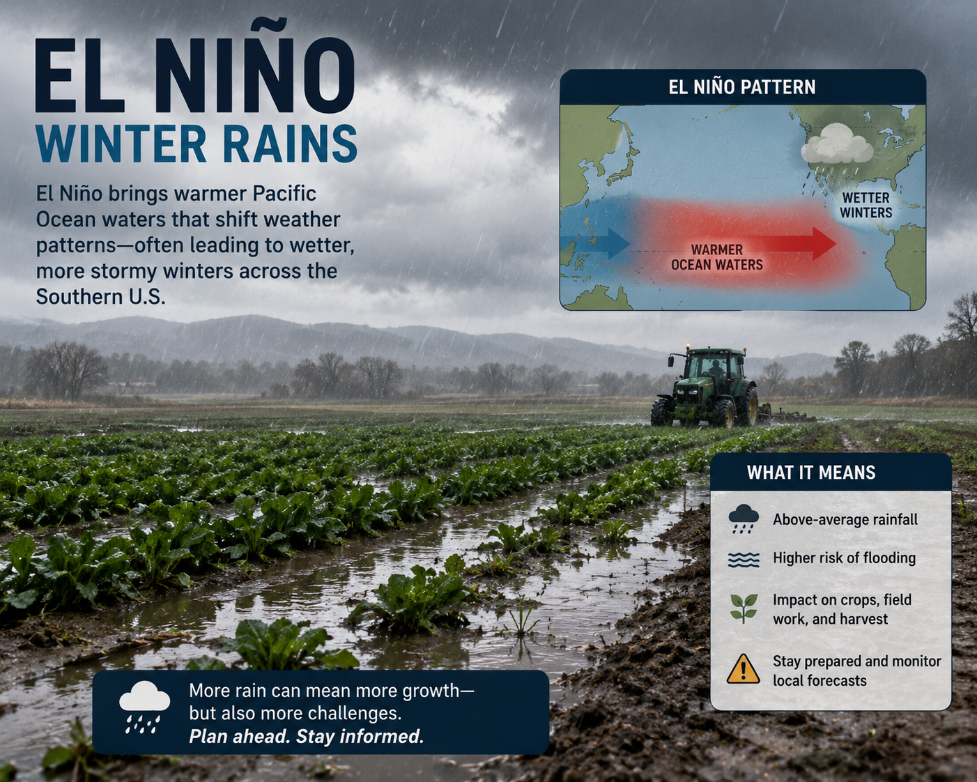 Featured image for āEl NiƱo Should Lead to Increased Rains This Winterā